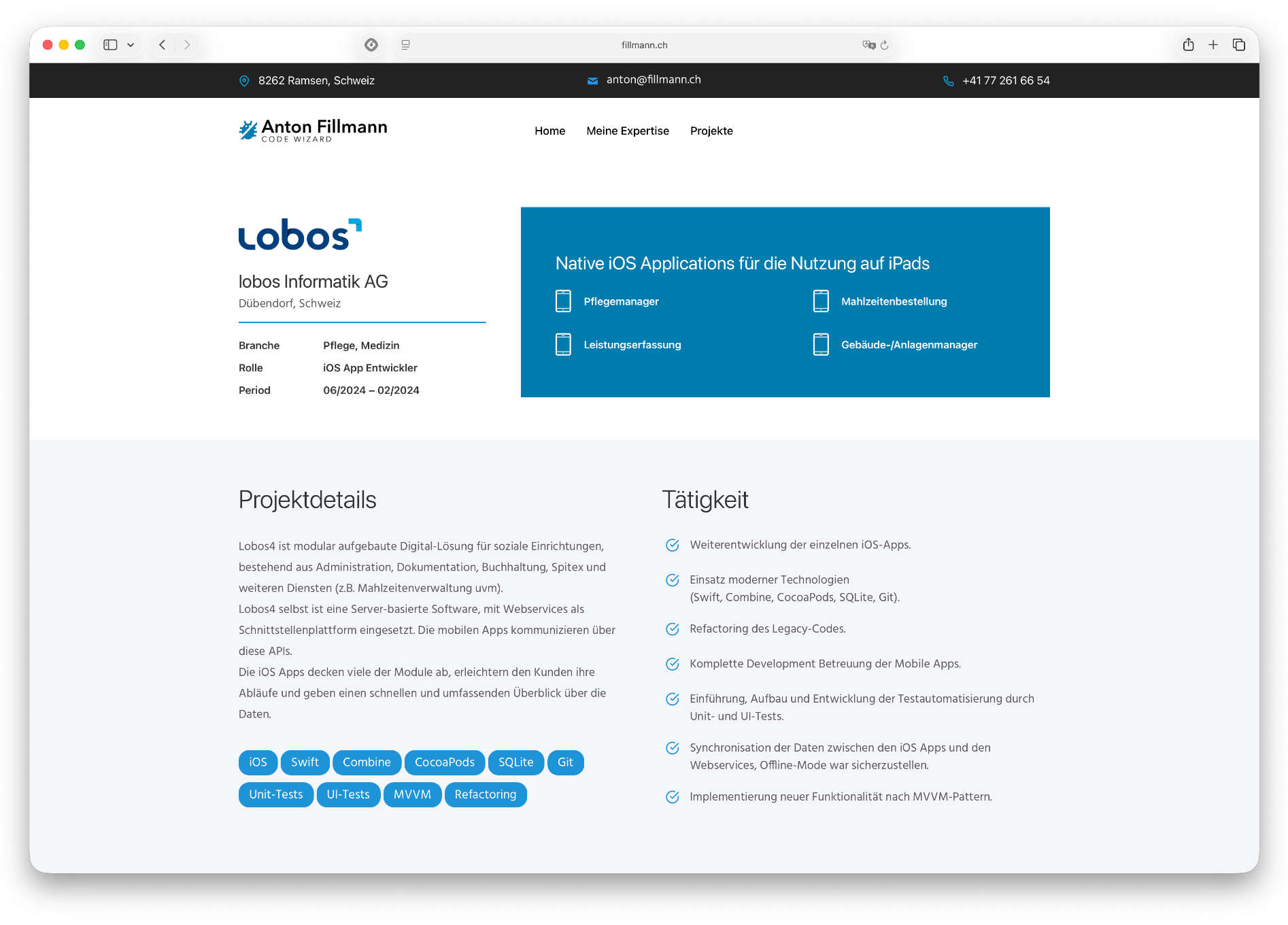 Anton Fillmann iOS Entwickler