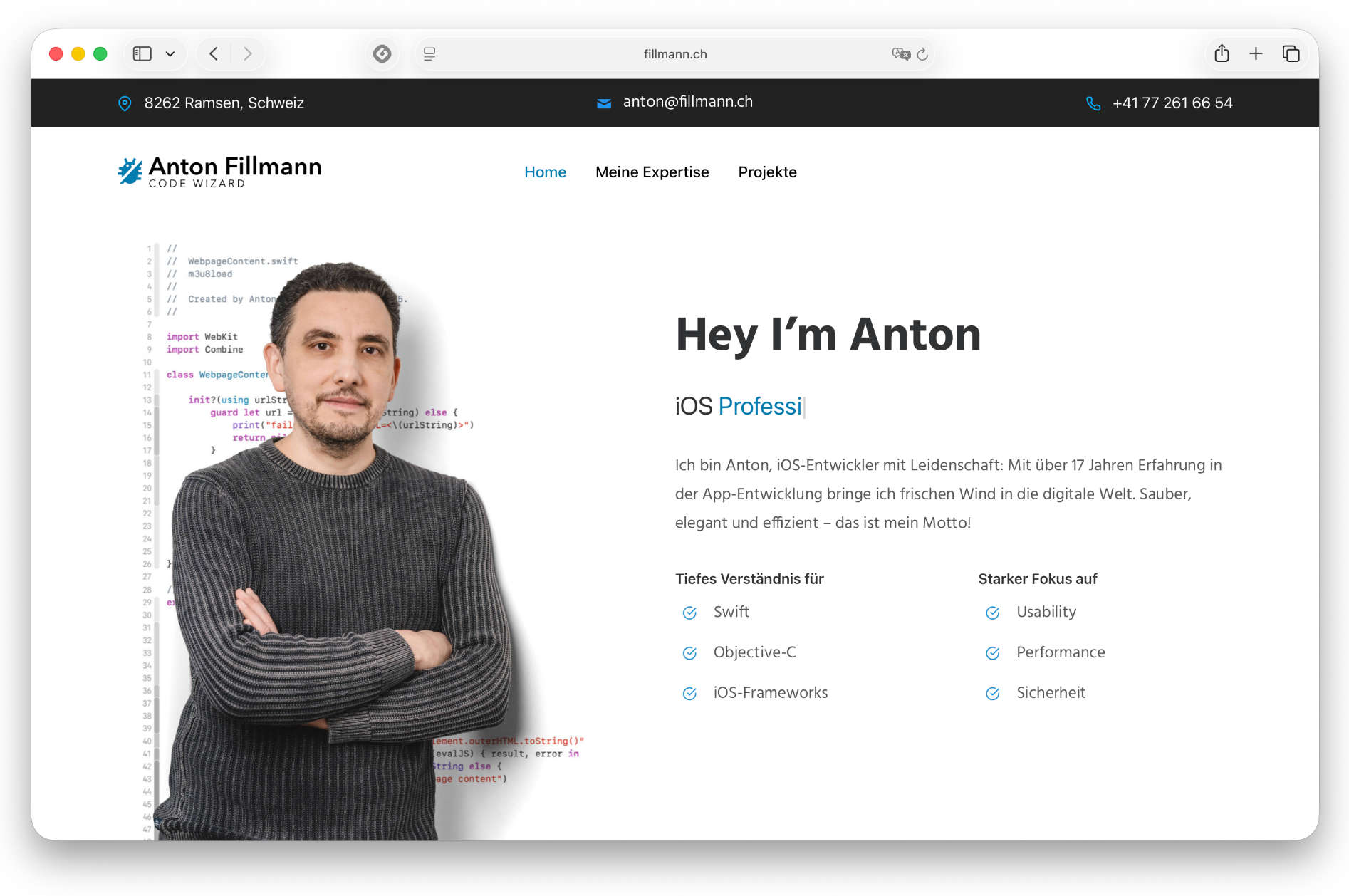 Anton Fillmann iOS Entwickler