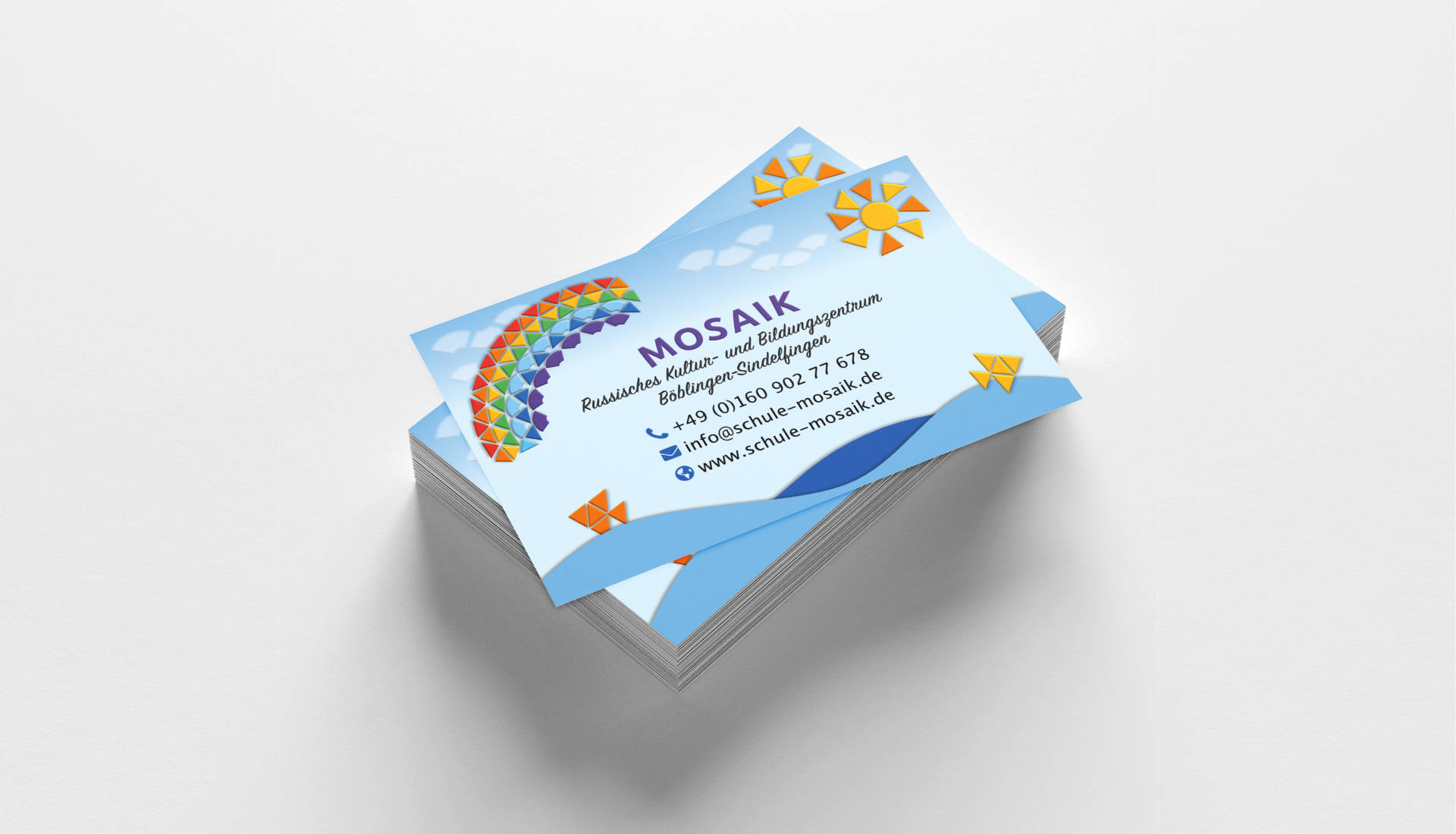 Visitenkarte Schule Mosaik
