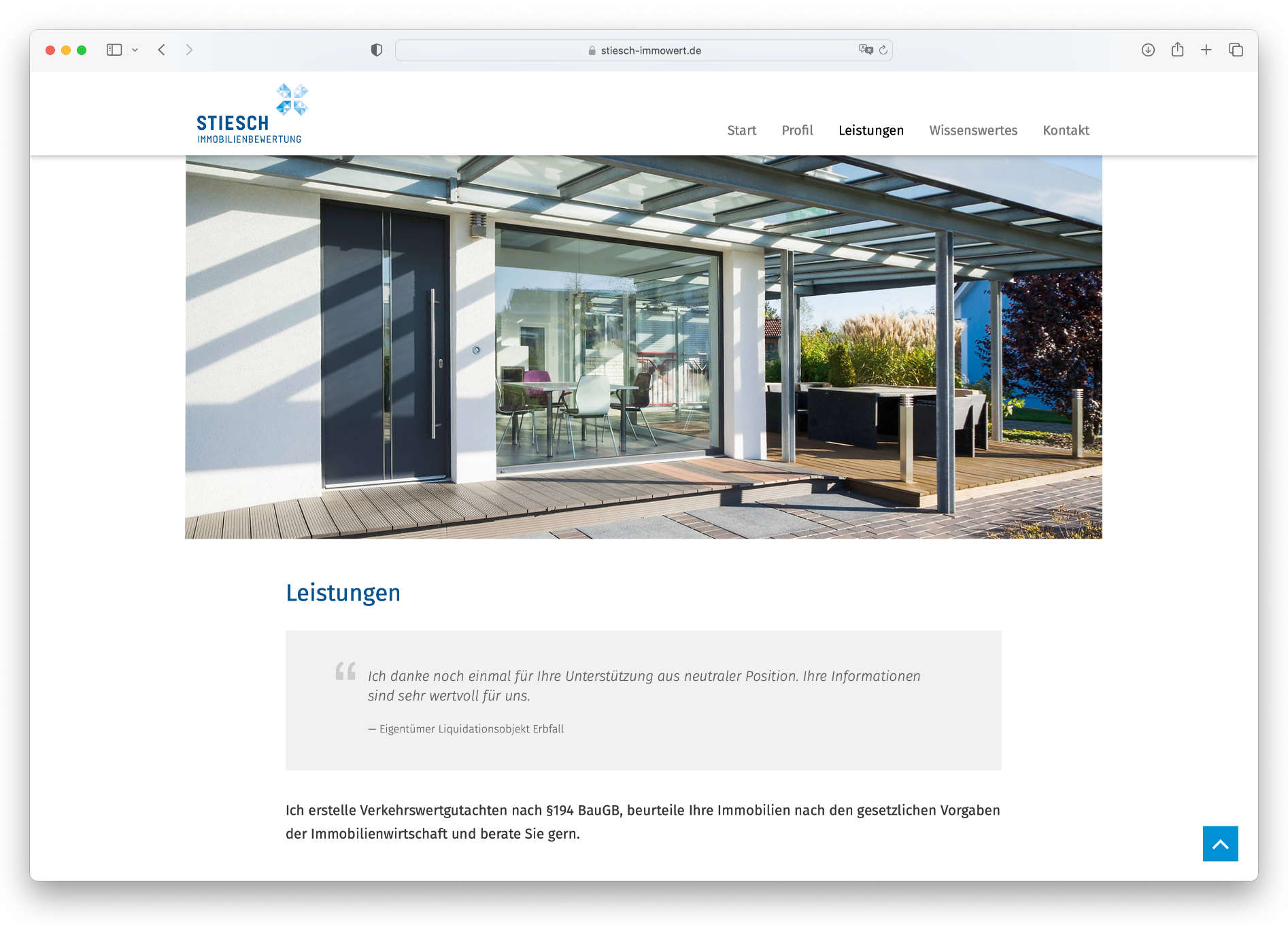 Immobilienbewertung Stiesch Leistungen