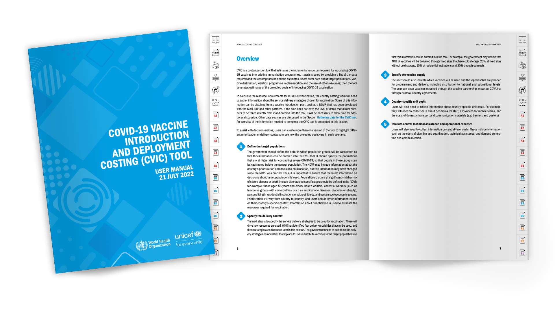 Covid-19 Vaccine introduction and deployment costing (CVIC) tool: User manual